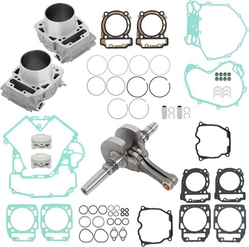 WFLNHB Cylinder Crankshaft Piston Gasket Kit Replacement for Can Am Outlander 1000 Replacement for 420413116 420623565 420623566 420623567 420623568 420219865 in Saudi Arabia