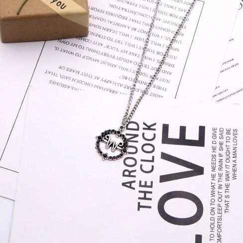 Necklace for Addams Cosplay Costume Jewelry Accessories Merch Halloween Party Gift Stuff (A) in Saudi Arabia