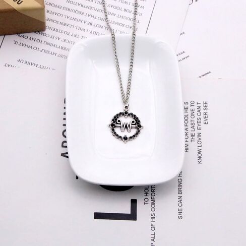 Necklace for Addams Cosplay Costume Jewelry Accessories Merch Halloween Party Gift Stuff (A) in Saudi Arabia