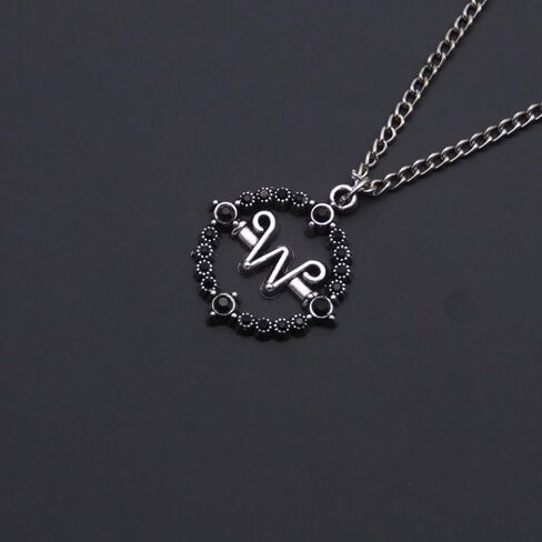 Necklace for Addams Cosplay Costume Jewelry Accessories Merch Halloween Party Gift Stuff (A) in Saudi Arabia