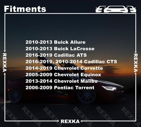Rexka 20 pcs Windshield Pillar Moulding Clip for GM 15288146 15893516 Chevrolet Equinox Pontiac Torrent in Saudi Arabia
