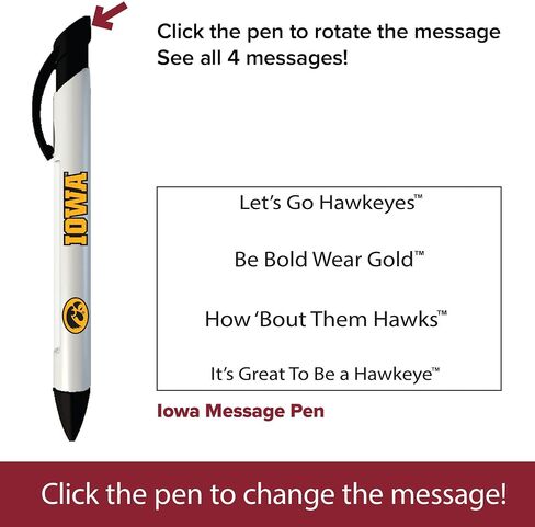 Greeting Pen Iowa Soft Touch Coated Metal Pen 4 Pack (4039) in Saudi Arabia