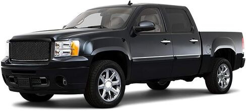 غطاء محرك السيارة الأمامي وشبكة علوية وشبكة مصد سفلية متوافقة مع 2007-2013 GMC Sierra 1500 Denali Mesh Style أسود غير لامع من IKON MOTORSPORTS، 2008 2009 2010 2011 2012 in Saudi Arabia