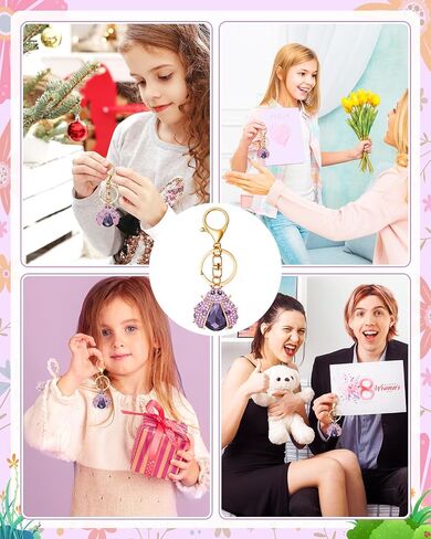 Ladybug Keychain Crystal Rhinestone Sparkling Keychain Cute Keychain for Women for Purse Wallets Backpacks Handbags in Saudi Arabia
