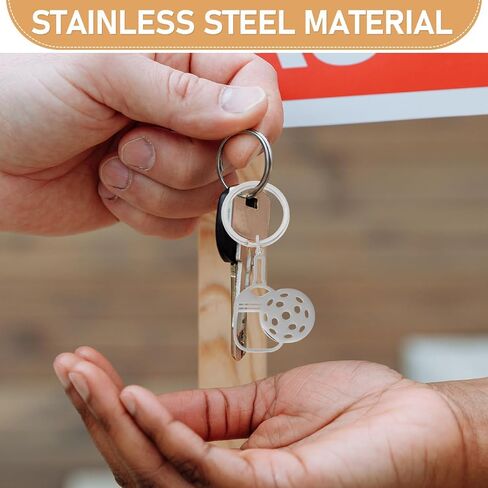 Milisten Pickleball Keychain, Mini Pickleball Paddles And Steel Engraved Charm Sports Balls Jewelry For Pickleball Coaches in Saudi Arabia