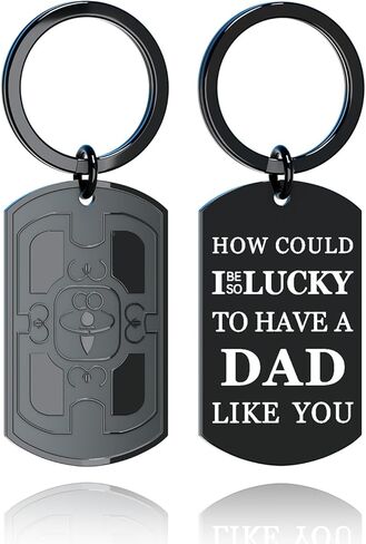 Fathers Day Gift For Dad From Daughter Son Dads Gift Dads Keychain Birthday Christmas Gifts For Dad in Saudi Arabia
