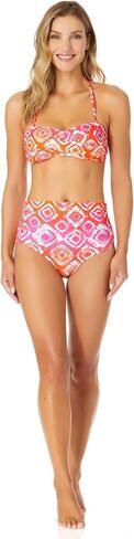 Tie Dye Foulard Twist Bandeau Bikini Swim Top for Women by Anne Cole in Saudi Arabia