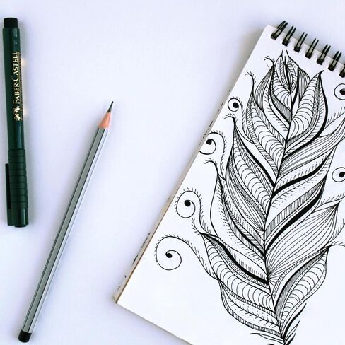 Pro Art Premier Sketch Book Travel 6"x 4" Black 74lb Black 80 Sheets, Sketch Book, Sketchbook, Drawing Pad, Sketch Pad, Drawing Paper, Art Book, Drawing Book, Art Paper, Sketchbook for Drawing in Kuwait