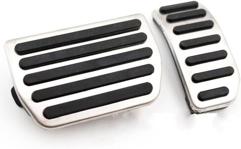 Car Styling Stainless Steel NO Drill Fuel Accelerator Brake Pedal for Volvo S60 S60L S80 S80L V60 XC60 XC70 V70 Auto Accessories(MT) in Saudi Arabia