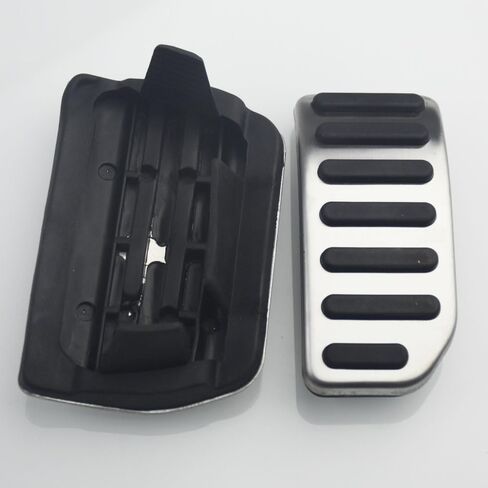 Car Styling Stainless Steel NO Drill Fuel Accelerator Brake Pedal for Volvo S60 S60L S80 S80L V60 XC60 XC70 V70 Auto Accessories(MT) in Saudi Arabia