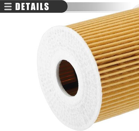 Motoforti Engine Oil Filter, for Mini Cooper 2002-2008, Paper, with Gasket, Yellow, 1 Set in Saudi Arabia