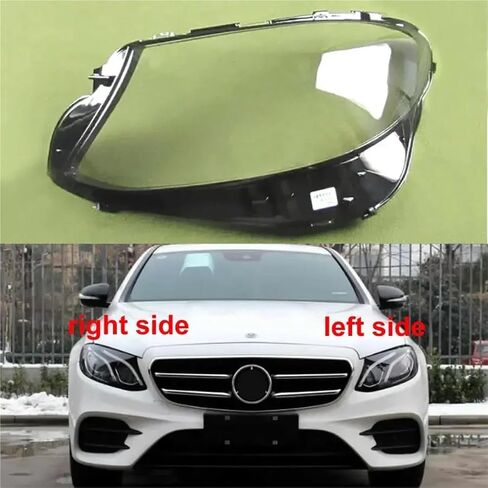 Compatible for Benz W213 E200L E300L E320L 2016-2019 Headlight Cover Lamps Headlamp Shell Lens Replace The Original Lampshade(1PCS right side) in Saudi Arabia