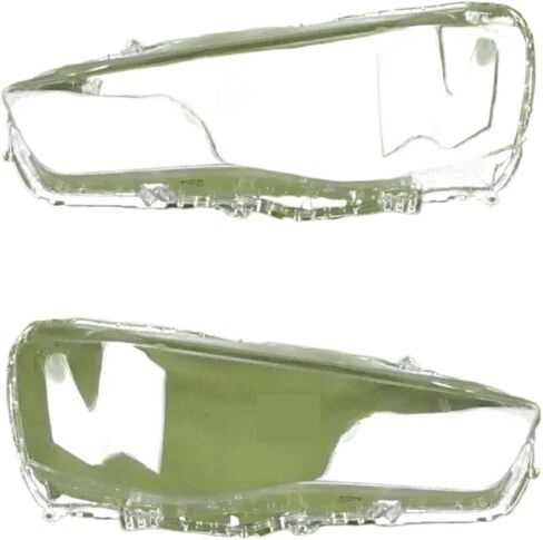 متوافق مع Mitsubishi 2010 2011 2012 غطاء المصباح الشفاف عاكس الضوء عدسة المصباح قذيفة كشافات الإسكان (1 قطعة الجانب الأيمن) in Kuwait