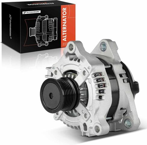 A-Premium Alternator Compatible with Lexus IS300 2021-2023 2.0L, NX200t 2015-2017 2.0L, NX300 2018-2021 2.0L, RC300 2022-2023 2.0L, 12V 155A 6-Groove Decoupler Pulley Clockwise, Replace# 2706036101 in Saudi Arabia
