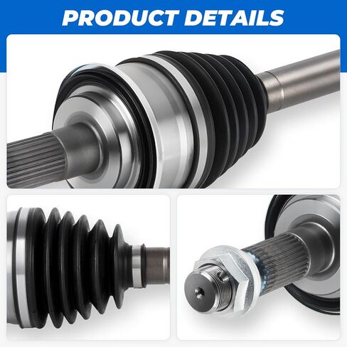 TadaMark 2PCs Front CV Axle Fit for Toyota Sequoia 2001-2007 for Tundra 2000-2006 3.4L 4.0L 4.7L V6 V8 4WD, Left and Right Side in Saudi Arabia