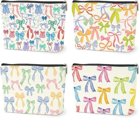 2 PCs Cable Organizer Bag Funny Makeup Bag Charger Bag Plugs Cosmetic Bag, Travel Storage Bag for Charging Cord Electronics Accessories Storage, Gifts for Women Christmas birthday Gifts Zipper Pouch in Kuwait