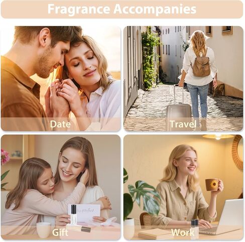 Perfume Refill Bottle, Mini Leak-proof Portable Perfume Travel Refillable Dispenser, 3pcs 10ml Empty Atomizer Sprayer, Pocket Glass Bottle with Funnel and Pipette for Cologne (Clear) in Kuwait