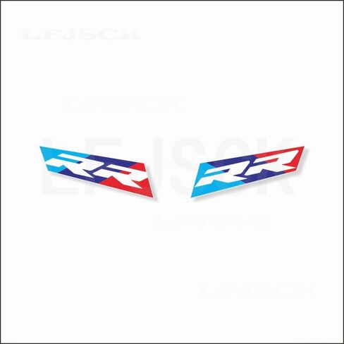 Motorcycle Fairing Sticker Reflective Waterproof Tail Cowl Vinyl Decals Compatible with BMW S1000RR 2022-2023 (Blue, red, and White) in Saudi Arabia