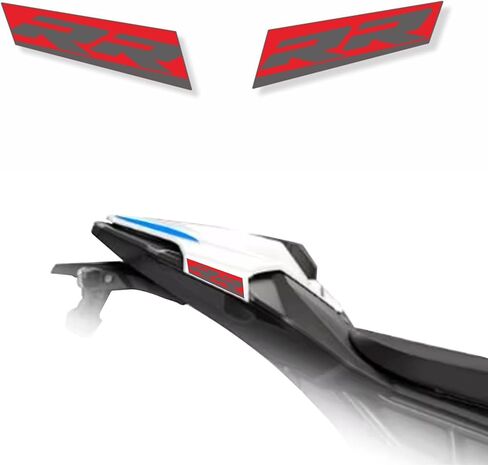 Motorcycle Fairing Sticker Reflective Waterproof Tail Cowl Vinyl Decals Compatible with BMW S1000RR 2022-2023 (Blue, red, and White) in Saudi Arabia