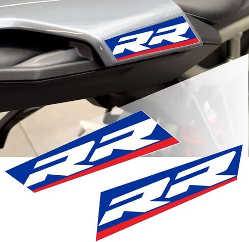 Motorcycle Fairing Sticker Reflective Waterproof Tail Cowl Vinyl Decals Compatible with BMW S1000RR 2022-2023 (Blue, red, and White) in Saudi Arabia