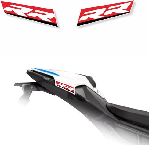 Motorcycle Fairing Sticker Reflective Waterproof Tail Cowl Vinyl Decals Compatible with BMW S1000RR 2022-2023 (Blue, red, and White) in Saudi Arabia
