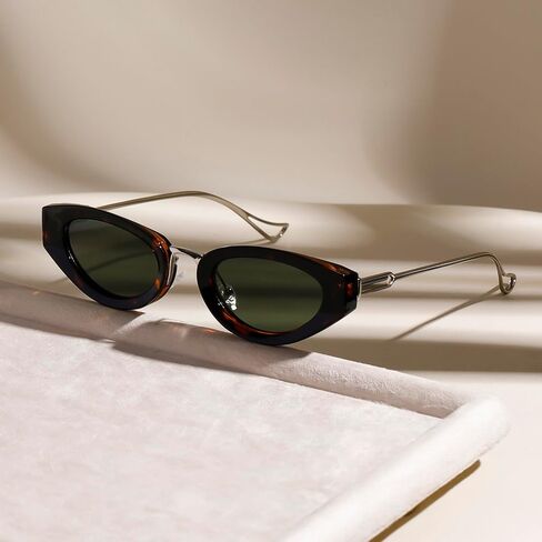 نظارات شمسية عين القطة للنساء، نظارات شمسية بإطار صغير عتيق للنساء in Kuwait