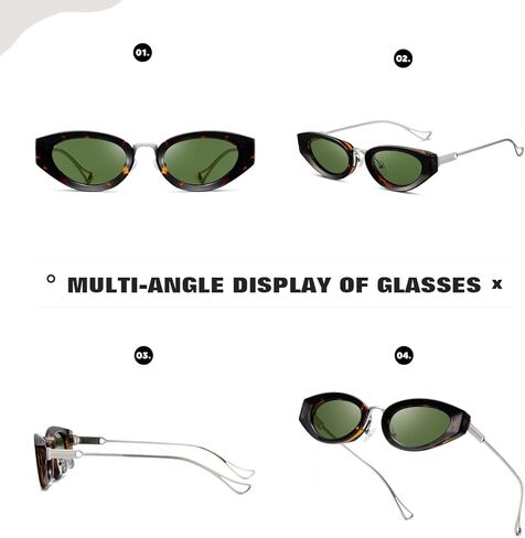 نظارات شمسية عين القطة للنساء، نظارات شمسية بإطار صغير عتيق للنساء in Kuwait