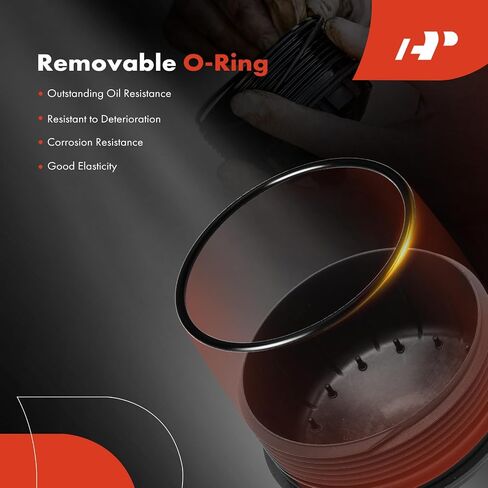 A-Premium Oil Filter Housing Cap Assembly Compatible with Audi A6 Quattro 2005-2006, A8 Quattro 2004-2006, Allroad Quattro 2003-2005, S4 2004-2009 & Volkswagen Phaeton 2004-2006, 4.2L, # 077115433B in Saudi Arabia