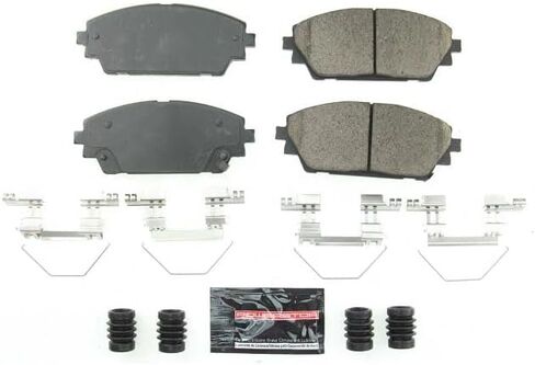 Power Stop Z23-2218 Front Z23 Evolution Sport Carbon Fiber Infused Ceramic Brake Pads with Hardware For Mazda 3 2019-2023, Mazda 3 Sport 2019-2022 [Model Specific] in Saudi Arabia