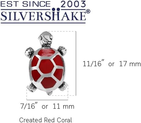 Silvershake 925 أقراط من الفضة الإسترليني على شكل سلحفاة in Kuwait