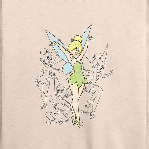 Disney Tinker Bell - Tinker Bell Sketches - Ladies French Terry Pullover in Saudi Arabia
