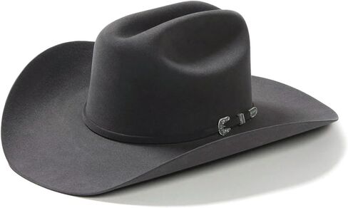 Stetson Unisex Skyline 6X Felt Cowboy Hat Black 6 5/8 in Saudi Arabia