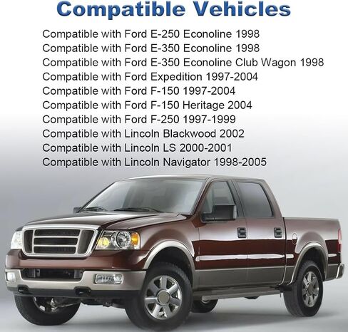 Fuel Injection Idle Air Control Valve IAC Compatible with Ford E-250 E-350 Club Wagon Econoline Expedition F-150 F-250 Lincoln Blackwood LS Navigator 1997-2005 Replacement for F75Z9F715AB in Saudi Arabia