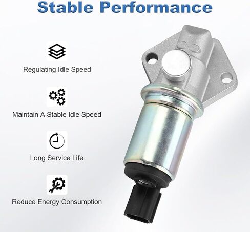 Fuel Injection Idle Air Control Valve IAC Compatible with Ford E-250 E-350 Club Wagon Econoline Expedition F-150 F-250 Lincoln Blackwood LS Navigator 1997-2005 Replacement for F75Z9F715AB in Saudi Arabia