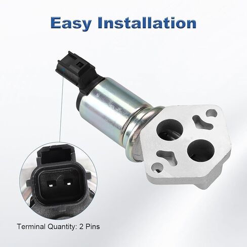 Fuel Injection Idle Air Control Valve IAC Compatible with Ford E-250 E-350 Club Wagon Econoline Expedition F-150 F-250 Lincoln Blackwood LS Navigator 1997-2005 Replacement for F75Z9F715AB in Saudi Arabia