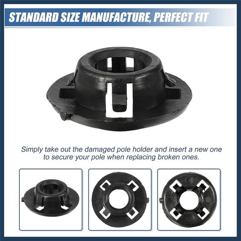 Hood Prop Rod Holder Hood Clips Hood Rod Clip Fit for Toyota Corolla 2003-2008 for Toyota Matrix 2003-2008 No.90480-15034/90080-48064 - Pack of 1 Car Parts Stylish Design in Saudi Arabia