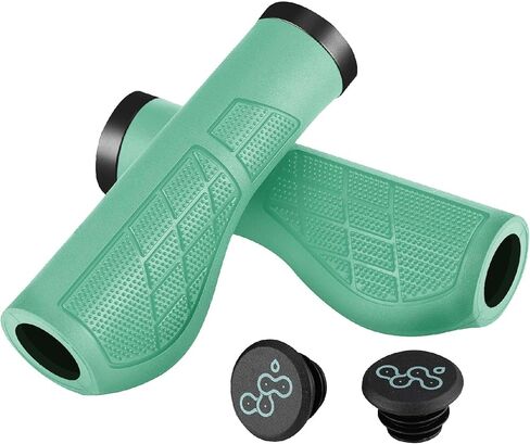 Skwiki Ergonomic Bicycle Grip, Anti-Slip, Comfortable, Advanced Hand Support, Release Wrist Fatigue. 5.24inch / 133mm Long/Black. for MTB, Commute, City Bikes, Trek and Cruise in Kuwait