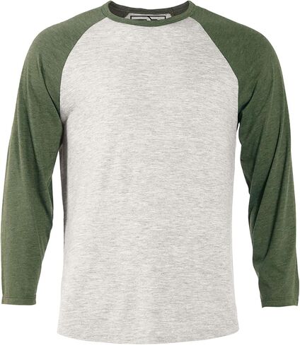 TNT Men's Raglan Shirt - Tri-Blend 3/4 Sleeve Baseball Tee Shirt in Saudi Arabia