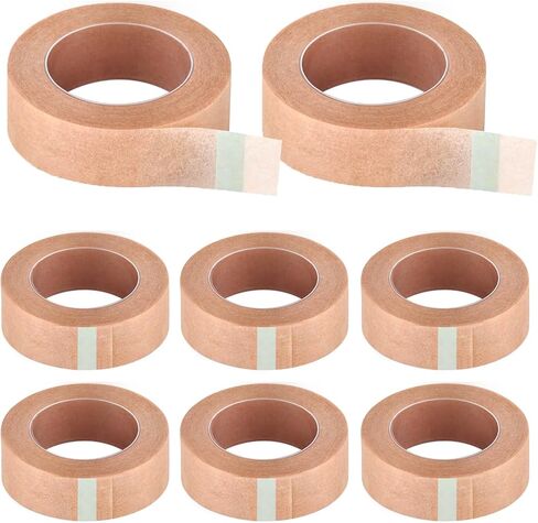 8 Rolls Nose Tape for Rhinoplasty Shaping, 0.5 Inch x 10 Yards Micropore Medical Tape for Rhinoplasty Recovery, Sensitive Skin Wound Care & Surgical Tape Bandaging, Breathable in Saudi Arabia