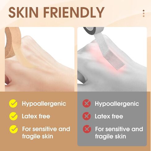 8 Rolls Nose Tape for Rhinoplasty Shaping, 0.5 Inch x 10 Yards Micropore Medical Tape for Rhinoplasty Recovery, Sensitive Skin Wound Care & Surgical Tape Bandaging, Breathable in Saudi Arabia