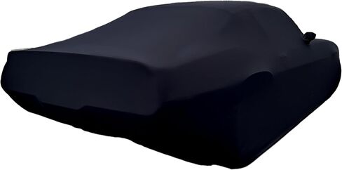 1965-1970 Mustang Car Cover - Custom Fit Indoor Protection Ultraguard Stretch Satin - Ultimate High End Fit for Classic Ford Mustang Fastback/Coupe (Black) in Saudi Arabia