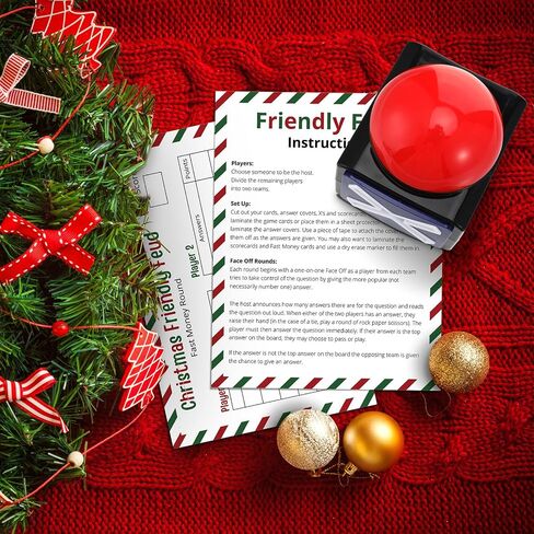 لعبة syhood New Years Friendly Feud مع قطعتين من ألعاب الجرس، لعبة بطاقات حفلة عداء 2025 News Years Eve Feud، لعبة عيد الحب Feud، ليلة ألعاب عائلية، لعبة Trivia Quiz، عداء ممتع للحفلات (العام الجديد) in Saudi Arabia