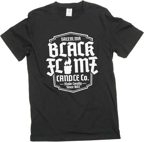 تي شيرت رجالي من شركة Black Flame Candle Co تي شيرت شركة شموع الهالوين in Kuwait