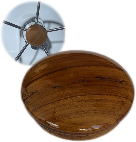 Boat Steering Wheel Center Cap - 2-1/2" Marine Snap-In Hub Cover Compatible with Five-spoke Destroyer-style, 1 Pcs in Saudi Arabia