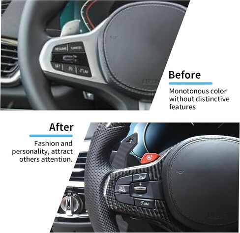 Magnetic Steering Wheel Paddle Shifter for BMW G87/G20/G21/G28/G30/G38/F90/M5/G14/G15/G16/F91/M8/F92/M8/F40/G42/F44/G12/G08/G01/F97/X3M/G05/F95 X5M/G06/F96/G07/Supra A90 Carbon Fiber Paddle in Saudi Arabia