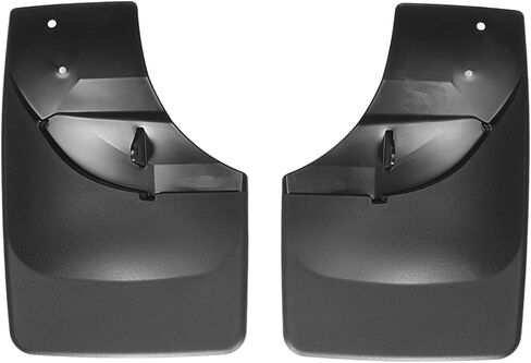 WeatherTech Custom No Drill Splash Guard MudFlaps for Ford Transit, E-Transit - Rear Pair (120051), Black in Saudi Arabia