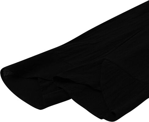 Women Summer Ninth Pants Solid Color Middle Waist Loose Casual Trousers with Pockets in Saudi Arabia