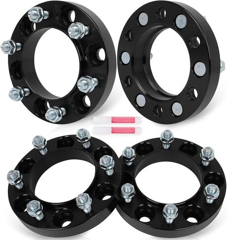 SCITOO 4Pcs 1 inch Wheel Spacers 6x5.5 to 6x5.5 with Studs 12x1.5 Bore 106mm Compatible with for Toyota Tacoma 1995-2023,for Toyota 4Runner 1989-2023 in Saudi Arabia