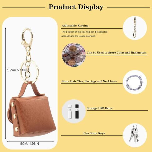 سلسلة مفاتيح صغيرة على الظهر للنساء، سلسلة مفاتيح محفظة صغيرة للعملات المعدنية على شكل قطة لطيفة، سلاسل مفاتيح للحقيبة لتخزين محفظة العملات المعدنية in Kuwait