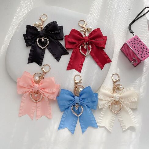 Xuzhiyuan القوس محفظة المفاتيح سحر القوس كيرينغ حقيبة سحر للنساء حقيبة يد محفظة سحر الملحقات in Kuwait